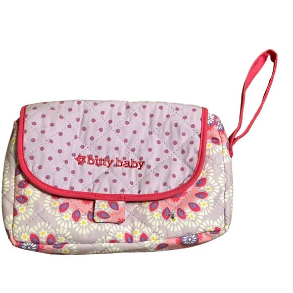 Bitty Baby Pink/Purple Cloth Wristlet Clutch for Little Girls - Picture 1 of 2